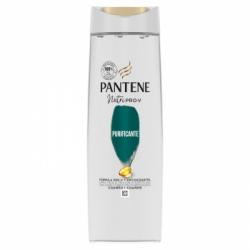 Champú purificante fórmula Pro-V con antioxidantes para cabello limpio y sano Nutri Pro-V Pantene 385 ml.