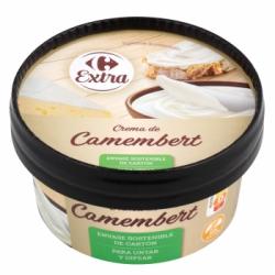 Crema de queso camembert Carrefour Extra sin gluten 125 g.