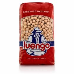 Garbanzo mediano categoría extra Luengo 1 kg.