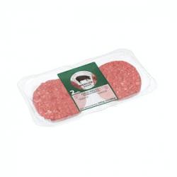 Hamburguesas de cerdo ibérico gruesas Bandeja 0.36 kg