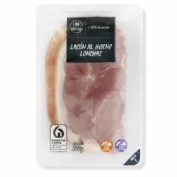 Lacón Cocido al horno en lonchas Carrefour El Mercado sin gluten y sin lactosa 200 g