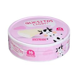 Queso light Hacendado en porciones Caja 0.25 kg