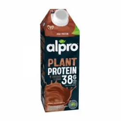 Bebida de soja sabor chocolate plant protein Alpro sn gluten y sin lactosa 750 ml.