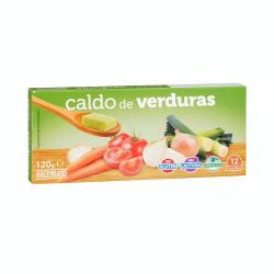 Caldo de verduras Hacendado en pastillas Caja 0.12 kg