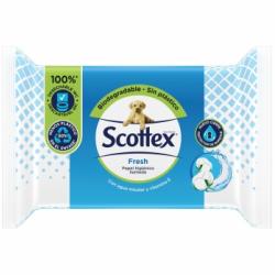 Papel higiénico húmedo Fresh Scottex 74 ud.