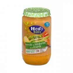 Papilla hervido de verduritas de la huerta Hero baby +4 meses Tarrito 0.235 kg