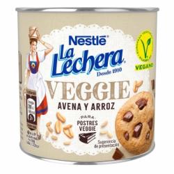 Preparado vegetal de avena y arroz para postres Veggie Nestlé-La lechera sin gluten 370 g.