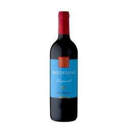 Vino tinto joven tempranillo Bardesano D.O.Ca. Rioja 75 cl.