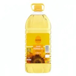 Aceite de girasol refinado 0,2º Hacendado Garrafa 5 L