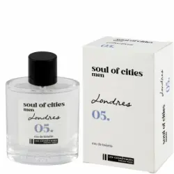 Agua de colonia Soul Of Cities Men 05. Londres Les Cosmétiques 100 ml.