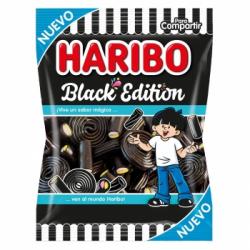 Caramelos de goma regaliz Black Edition Haribo 150 g.