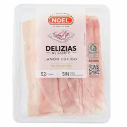 Jamón cocido extra Delizias Noel sin gluten y sin lactosa 110 g