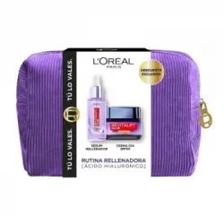 Neceser L’Oréal Paris Revitalift Filler: sérum facial anti-edad 30 ml y crema día hidratante SPF 50 50 ml.