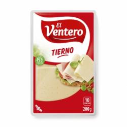 Queso tierno en lonchas El Ventero 200 g.