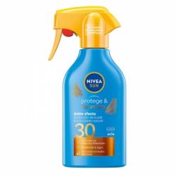 Spray protector solar FP30 Protege & Broncea Nivea Sun 270 ml.