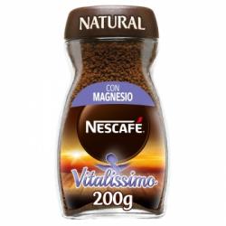 Café soluble natural con magnesio Nescafé Vitalissimo 200 g.
