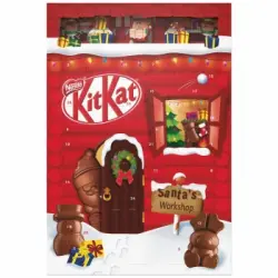 Calendario adviento de chocolate con leche Kit Kat Nestlé 208 g.