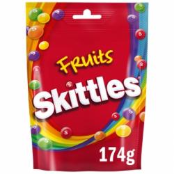 Caramelos masticables Frutas Skittles doy pack 174 g.
