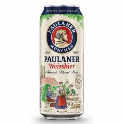 Cerveza Paulaner Weissbier lata 50 cl.