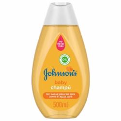 Champú clásico para pelo suave, brillante e hidratado Johnson ́s Baby 500 ml.
