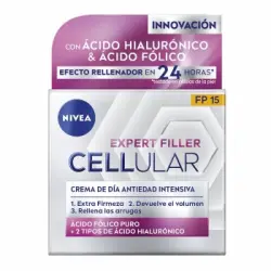 Crema de día antiedad intensiva FP15 Cellular Expert Filler Nivea 50 ml.