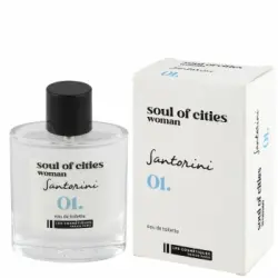 Agua de colonia Soul Of Cities Women 01. Santorini Les Cosmétiques 100 ml.