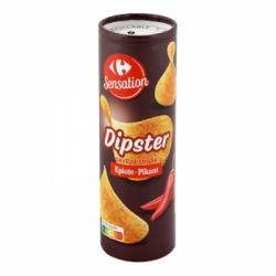 Aperitivo de patata picante Dipster Carrefour 175 g.