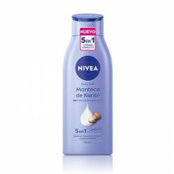 Body milk manteca de karité Nivea 400 ml.