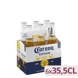 Cerveza Corona 6 botellines X 355 ml