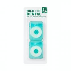 Hilo dental con cera y sabor menta Paquete 1 ud