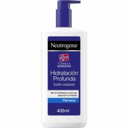 Loción corporal hidratación profunda para piel seca Neutrogena 400 ml.