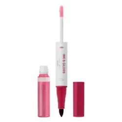 Pintalabios dúo Ink & Gloss Deliplus 02 rosa intenso