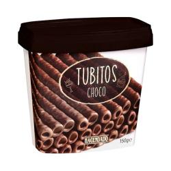 Tubitos bañados chocolate negro Hacendado Bote 0.15 kg