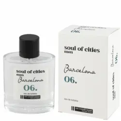 Agua de colonia Soul Of Cities Men 06. Barcelona Les Cosmétiques 100 ml.