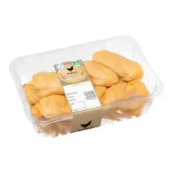 Alas enteras de pollo certificado alimentado con un 50% de maíz