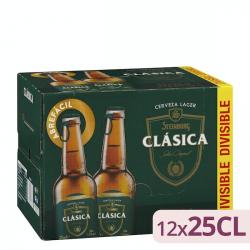 Cerveza Clásica Steinburg 12 botellines X 250 ml