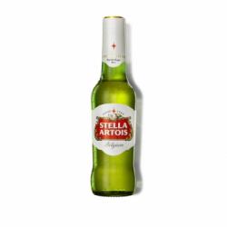 Cerveza Stella Artois Lager botella 33 cl.