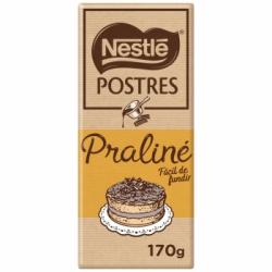Chocolate praliné para repostería Nestlé Postres 170 g.