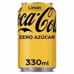 Coca Cola zero azúcar sabor limón lata 33 cl.
