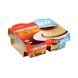 Flan de huevo +Proteínas Hacendado 0% m.g 10 g proteínas 4 ud. X 0.1 kg