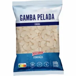 Gamba pelada cruda congelada Pescanova 500 g.