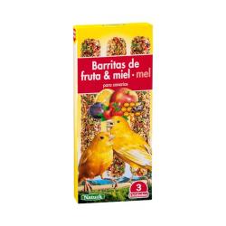 Barritas para canarios de fruta y miel Natura Caja 0.09 kg