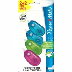 Cinta Correctora Paper Mate Dryline Imini Blister 2+2