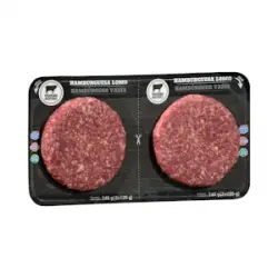 Hamburguesa de lomo de vacuno Paquete 0.24 kg