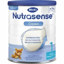 Leche infantil para lactantes en polvo classic 1 Hero Nutrasense 1 lata 800 g