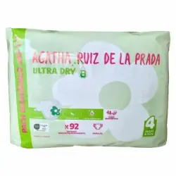 Pañales Agatha Ruiz de la Prada Ultra Dry Talla 4 (8-16 kg) 92 ud.