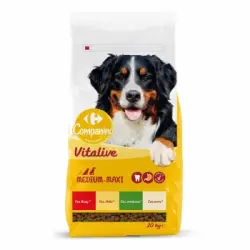 Pienso de carne y cereales para perros Carrefour 20 kg