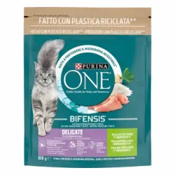 Pienso de pavo para gatos Delicate One Delicate Purina One 800 g