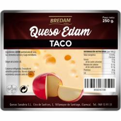 Queso en taco Edam Bredam 250 g.