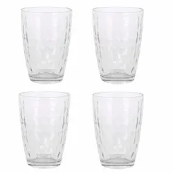 Set de 4 Vasos Altos SANTA CLARA Altair 415 cc - Transparentes